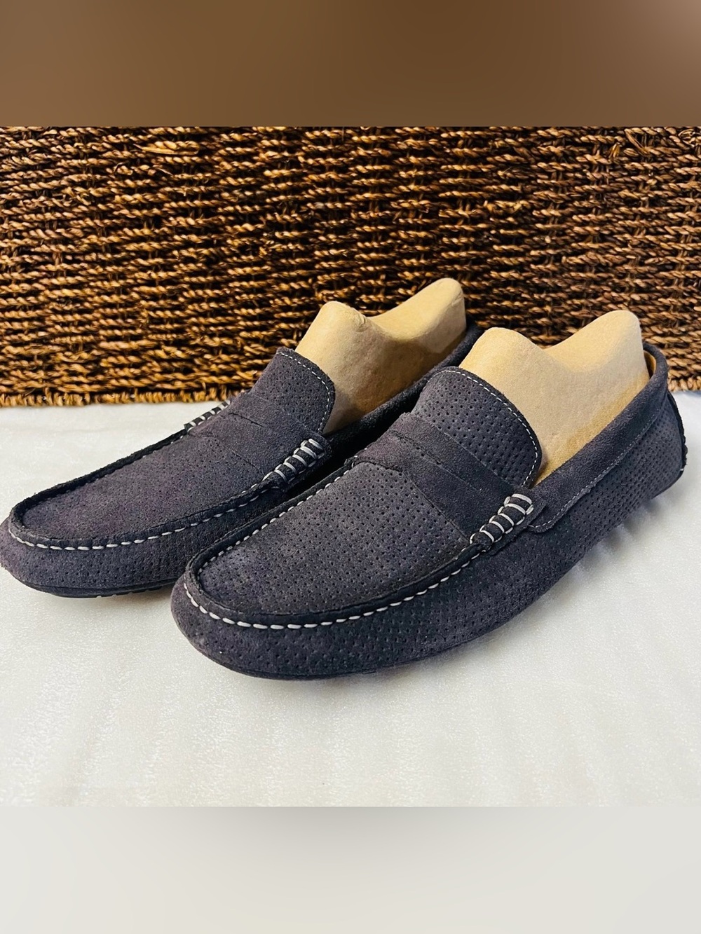 Flag Ltd. Nappa Glove Men’s Suede Loafers Size 8 Shoes